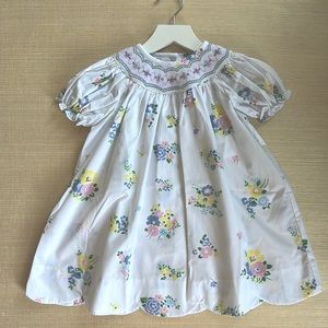 The Beaufort Bonnet Company floral smocked dress
